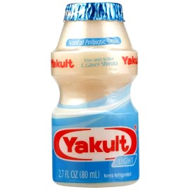 Yakult Probiotic Drink Light Nonfat 2.7 oz x 5 Bottles ( Pack of 6 )~1/28/2025