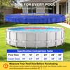 REGMICS Round Swimming Pool Cover for 28 ft Above Ground