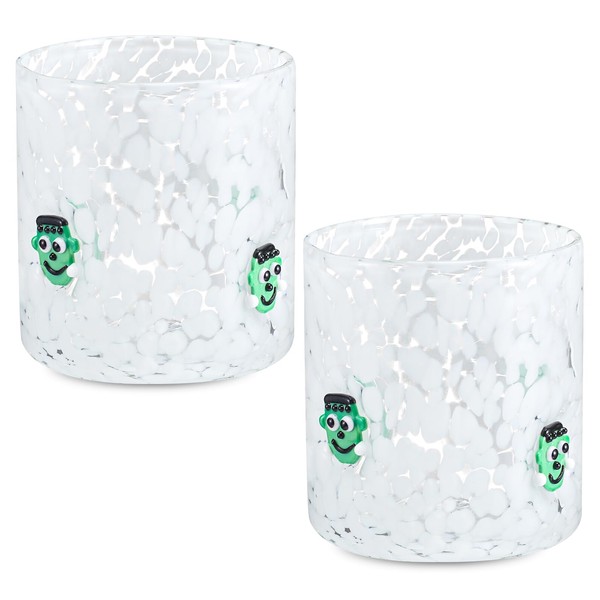 Roshtia 2 Pcs Halloween Icon Glass Cups - 14oz Icon