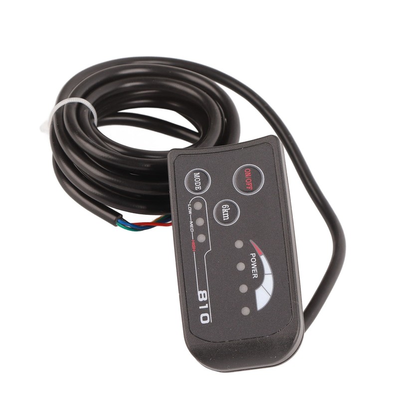 Electric Bicycle 810 LED Display With 5 Wire Cable Control