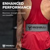 Powerlifting Belt/Weight Lifting Belt - 10mm Double Prong - 4-inch