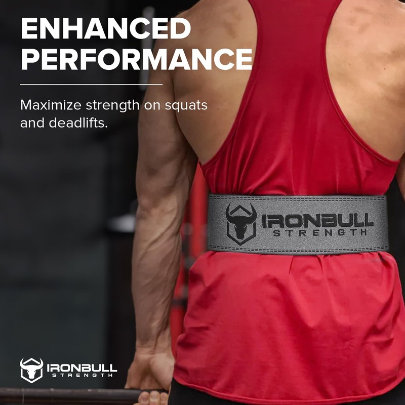 Powerlifting Belt/Weight Lifting Belt - 10mm Double Prong - 4-inch