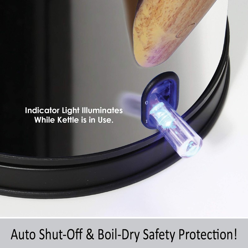 Chantal Oslo Cordless Electric Kettle (Silver Polished)