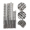 8Pcs Hammer Drill Bit Carbide Tip 2 Flute Drilling Tool
