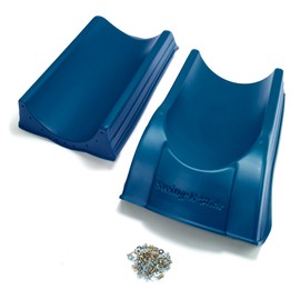 Swing'n'Slide NE 4701 Summit Slide 2Piece Plastic Scoop Slide for 4' Decks, Blue