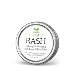 Isabella's Clearly RASH, Bálsamo Calmante para la Piel, Ayuda a Aliviar la Picazón, las Erupciones Cutáneas y la Piel Seca Irritada | Producto Natural