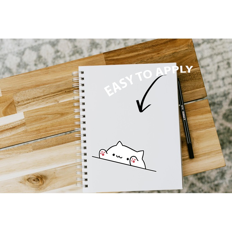 eDesign Bongo Cat! Sticker Decal Bumper Sticker 5 inches