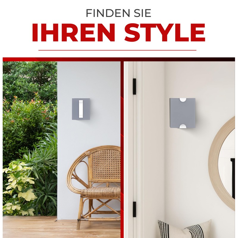 HEIDEMANN Türklingel Chorus - elektronische Haustürklingel - Mehrklanggong - rauchglas