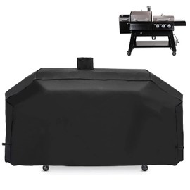 Grill Cover for Pit Boss KC Combo Platinum Series Grill, 600D Heavy Duty Waterpoorf Fade Resistant Cover for Pit Boss PB1285KC, 1100 Combo Grill