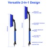 SEAAES 35 Inch Ice Scraper and Snow Brush for Car