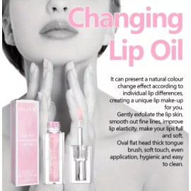 EELHOE ROSE Color Changing Lip Oil Nourishing & Hydrating Lip Gloss Non-sticky NIB
