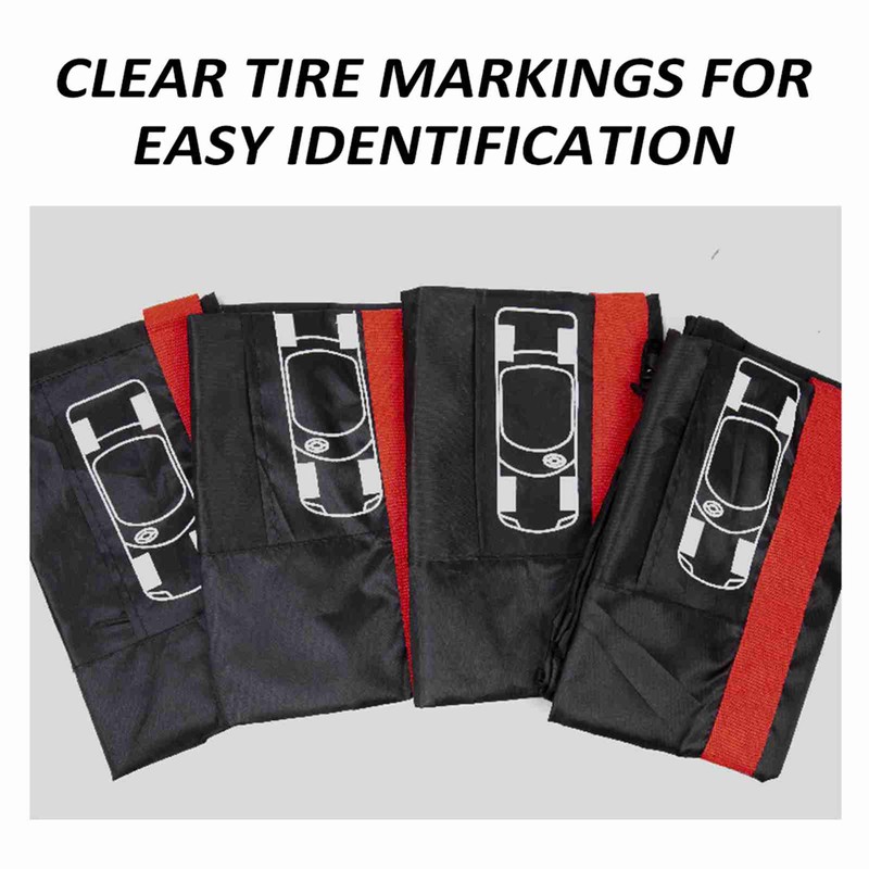 4PCS Tire Covers, Waterproof Spare Tire Covers Tough Tire Wheel