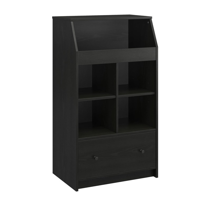 Ameriwood Home The Loft 2 Door Storage Tower, Black Oak