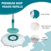 Mozzoom Microfiber Replacement Heads for Leifheit Clean Twist Disc Mop