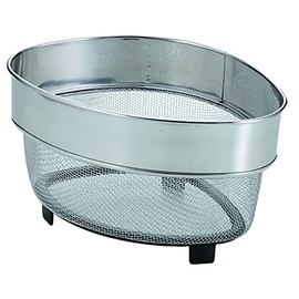 Pearl Metal HB-4157 Triangular Corner Colander, Stainless Steel, At Aqua