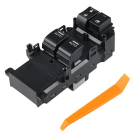 WMPHE Dual-Auto Window Switch Compatible with Honda Accord Coupe 2-Door 2.4L 3.5L 2008 2009 2010 2011 2012, Driver Side Master Power Window Switch, Replacement for 35760-TE0-A31, 35750-TE0-A01