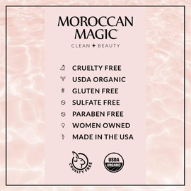 Moroccan Magic Organic Coconut Almond Lip Balm 3 Pack | Made with Natural Cold Pressed Argan and Essential Oils Lip Balm | Smooth Application | Non-Toxic, Cruelty Free