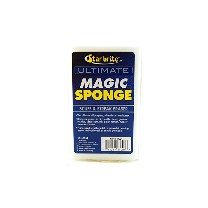 STAR BRITE Magic Sponge Scuff & Streak Eraser Cleaner 18