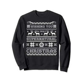 Supernatural Holiday Ugly Sweater Design Sweatshirt