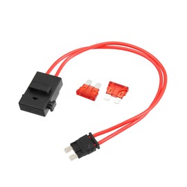 VekAuto 32V Standard Fuse Adapter Fuse Kit with 2pcs 10A Blade Style Fuse Auto Accessories