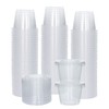 Galashield 100 Sets 1 oz Small Plastic Containers with Lids,