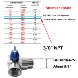 Beduan 3/8” NPT Mini Ball Valve Male to Female Stainless steel 90 Degree Street Elbow Shut Off Valve