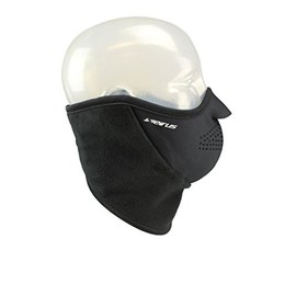 Seirus Innovation 8030 Neofleece Combo Scarf - Face and Neck Masque for Cold Winter Weather,Black,Medium