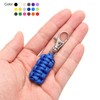 sourcing map 4pcs Paracord Zipper Pulls, Paracord Lanyard Keychain for