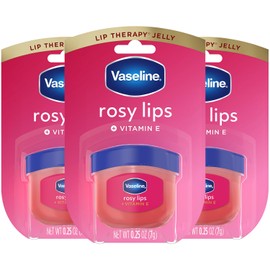 Vaseline, Rosy Lips, Lip Therapy, .25 OZ, (Pack of 3)                                                                                                 