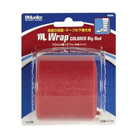 Mueller 53704 Medium Wrap Color Big Red Blister Pack, 2.8 inches (70 mm), 1 Piece Underwrap