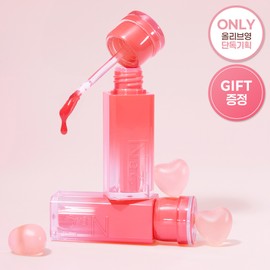 2aN Glaze Bouncing Tint (16 Colors) - [SET] 18 Illusion (+Color Lip Balm Mini 01 Dream Pink)