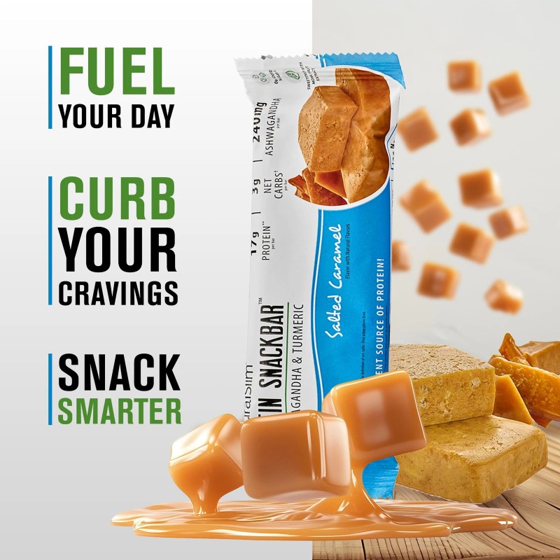 NaturalSlim Protein bars with Ashwagandha & Turmeric - High Protein