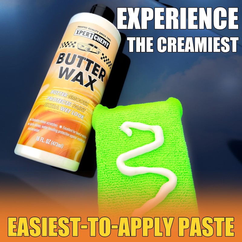 Butter Wet Wax for Car, Polishes and Protects, High Gloss