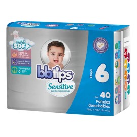 Pañales Bbtips Etapa 6 Unisex Género Sin Género Talla Extra
