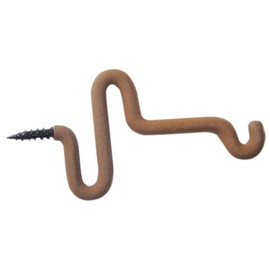 HME Extra Long Accessory Coated Hunting Hook Convenient Way to Hold Multiple Items Sharp Tip Easily Screws into Tree, Single