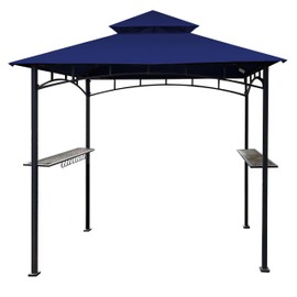 SCOCANOPY Grill Gazebo Replacement Top Fit for Aldi Gardenline Belavi Shoprite Grill Gazebo,for Model Number: 822694,31937-17,21581,43472,812576(Navy Blue)