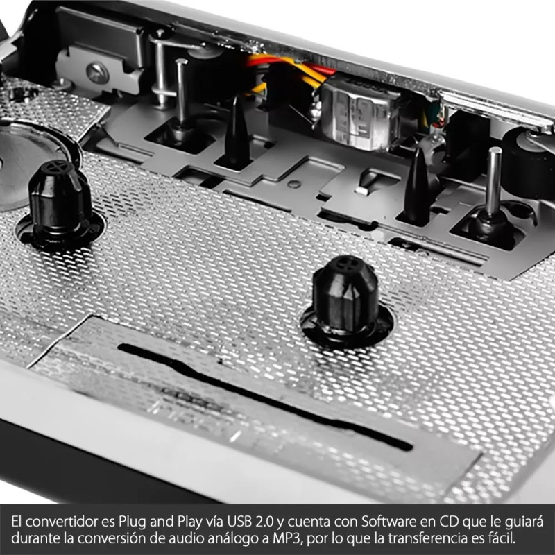 Ezcap Reproductor Y Convertidor De Cassette A Mp3 Audio Digital