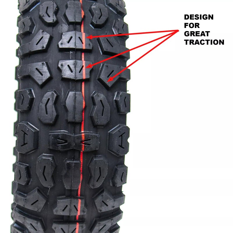 RAOOGO 10x3 Tubeless Tire for D6+ Tire Varla Electric Scooter