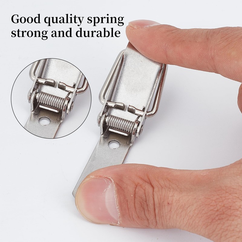 NICENEEDED 4 PCS 90 Degree Tool Box Hood Locks Latches