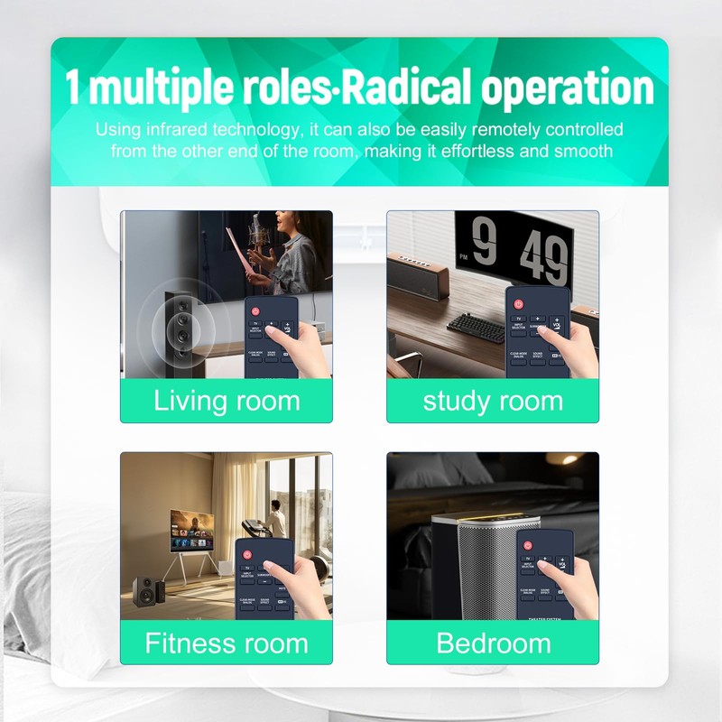 N2QAYC000027 Replacement Remote Control Compatible with Panasonic Home Theater Audio