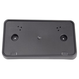 TRQ Front License Plate Bracket Black Compatible with 2011-2015 Ford Explorer FO1068136
