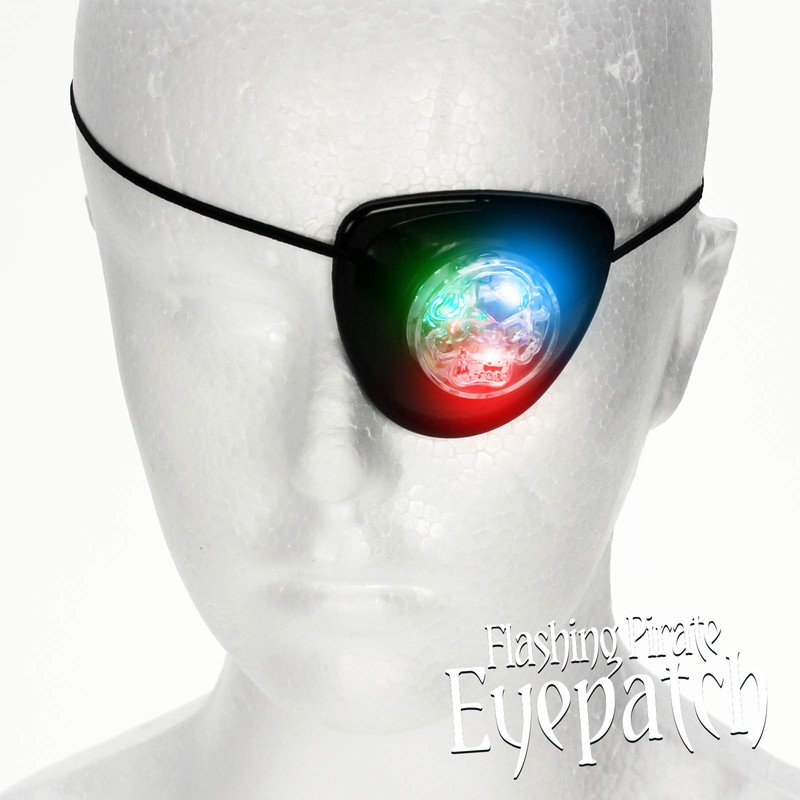 The Glow Company Light Up Flashing Pirate Eye Patch (1