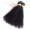 Afro Kinky-Curly Human Hair Bundles Natural Black Look Kinky Curly