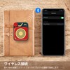 MUZEN Button Speaker Bluetooth Mini Size/Wireless/Retro Style/Cute/Gift(Cherry Red)