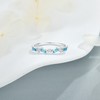Raymard Eternity Stackble Rings for Women, Sterling Silver 925 Engagement