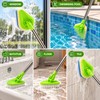Telescopic Triangle Sponge Cleaning Brush for Home – Extendable Stainless