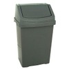 Wham High Grade 8l Silver Plastic Flip Top, 8Lt Small