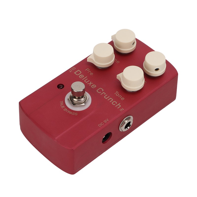 Electric Guitar Effect Pedal Deluxe Crunch Distortion Single Instrument Accessory