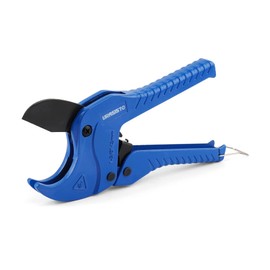 URASISTO Ratchet-type Pipe and PVC Cutter, One-hand Fast Pipe Cutting Tool for Cutting 1-5/8 inch PVC PPR Plastic Hoses and Pipe, Suitable for Home Working and Plumber