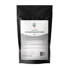 YOGI’S GIFT – Celebrating health Activated Charcoal Powder 1 LB | Grounded Activated Charcoal Powder for Facial Scrub, Skin & Soap Making | Coconut Shells Based | By Yogi's Gift®